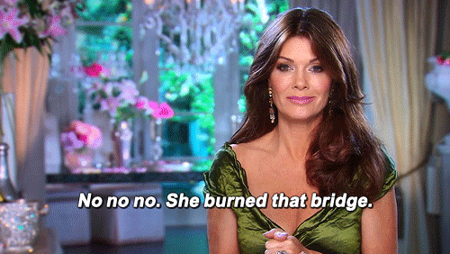 Lisa Vanderpump Rules No Burn The Bridge GIF