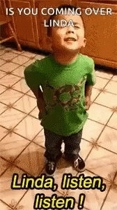 Listen Linda Is You Coming Over Meme GIF