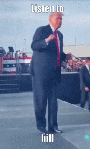Listen To Hill Trump Dance GIF
