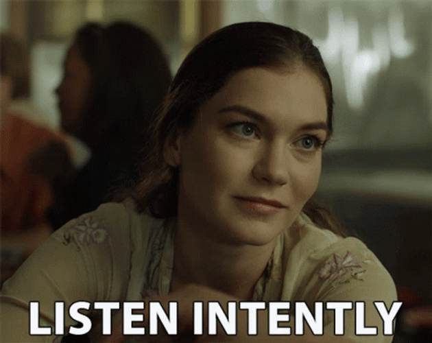 Listening Intently To Her Advice GIF