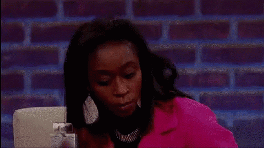 Listening Showing Her Earring GIF