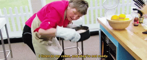 Listening To Cakes Baking GIF