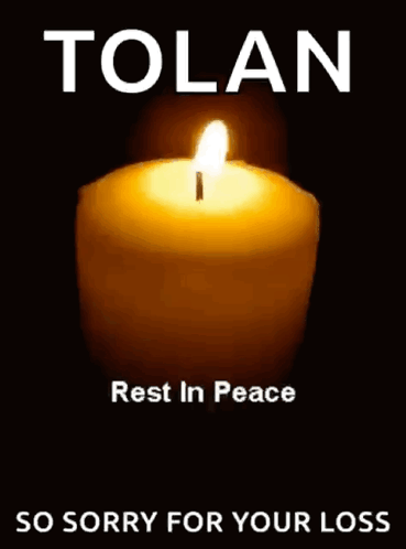 Lit Candle Named Tolan GIF