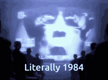 Literally 1984 Movie Footage GIF