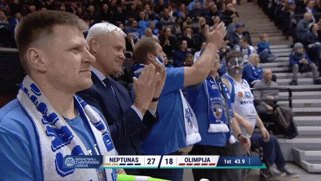 Lithuania Basketball Fans GIF