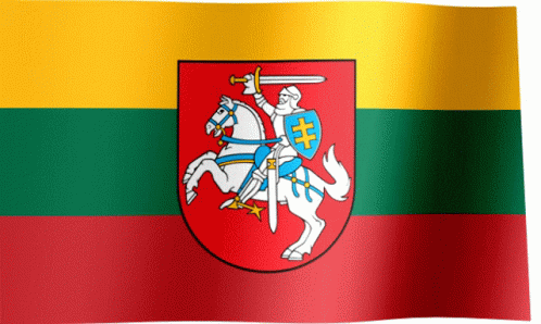 Lithuania Flag Coat Of Arms GIF