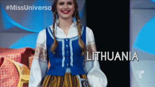 Lithuania Miss Universe GIF