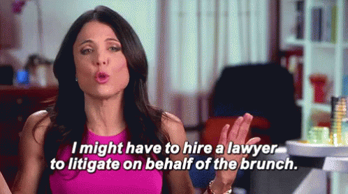 Litigate On Behalf Of The Brunch GIF