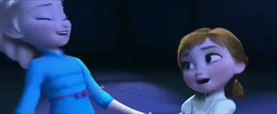 Little Ana And Little Elsa GIF