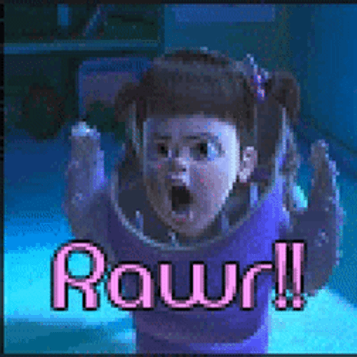 Little Boo From Monster Inc.rawr GIF