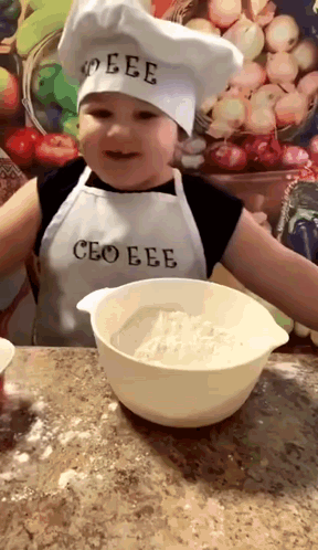 Little Boy Chef Hat Apron CEO EEE