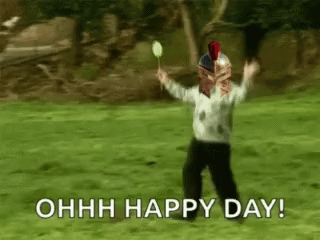 Little Boy In Helmet Holding Balloon In Field GIF