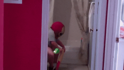 Little Boy Iron Man Suit Up Toilet GIF