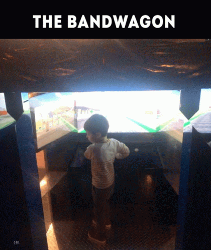Little Boy Playing Video Game Bandwagon