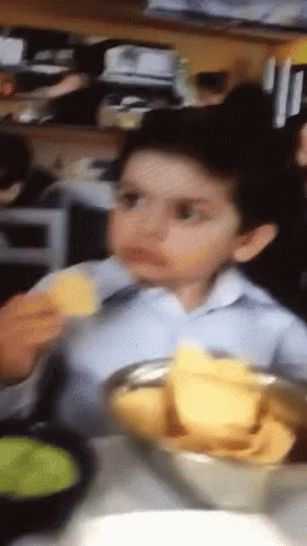 Little Boy Stunned Huh Reaction GIF