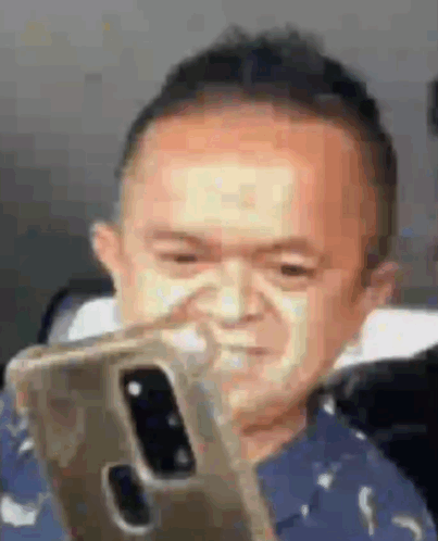 Little Boy Taking Selfie With Cell Phone GIF