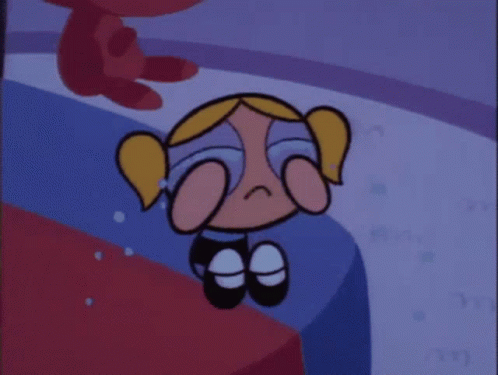 Little Bubbles Girl Crying GIF