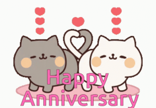 Little Cats 5 Year Work Anniversary GIF