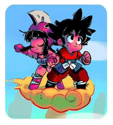 Little Chi Chi Baby Goku GIF