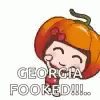 Little Cutie Lively Pumpkin Dance GIF