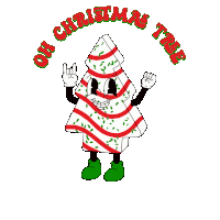 Little Debbie Merry Christmas Sticker GIF