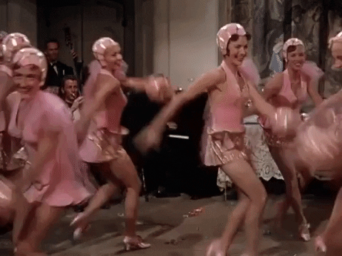 Little Debbie Reynolds Group Dance GIF