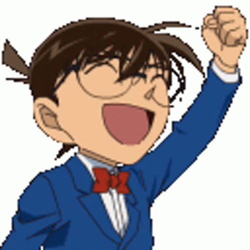 Little Detective Conan Cheer Up GIF