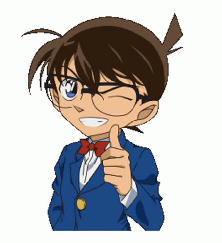 Little Detective Conan Thumbs Up GIF