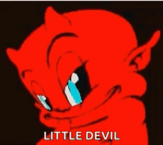 Little Devil Blinking GIF