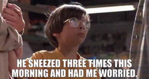 Little Giants Danny Sneeze GIF
