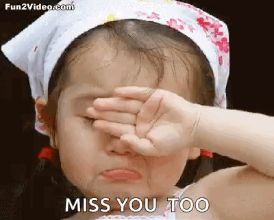 Little Girl Covering Face With Hand GIF
