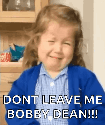 Little Girl Crying Saying Dont Leave Me