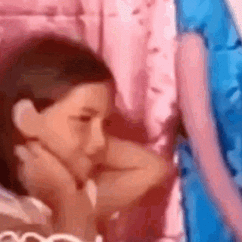 Little Girl Hand on Face
