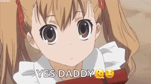 Little Girl Holding Chocolates Says Yes Daddy