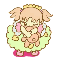 Little Girl Holding Teddy Bear