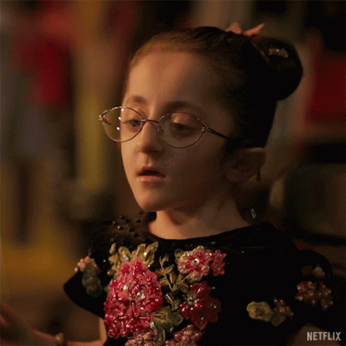 Little Girl In Glasses And Bun Says I Got This GIF