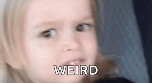 Little Girl Inside The Car Weirdo GIF