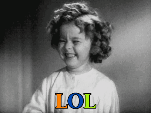 Little Girl Laughing With Lol