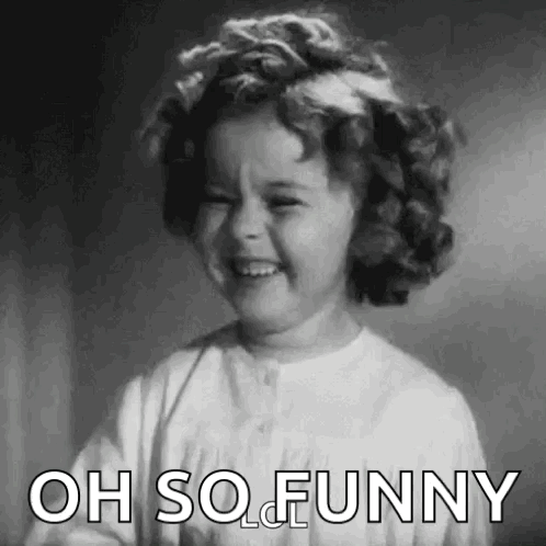 Little Girl Laughing with Oh So Funny
