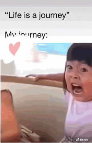 Little Girl Life Is a Journey My Journey