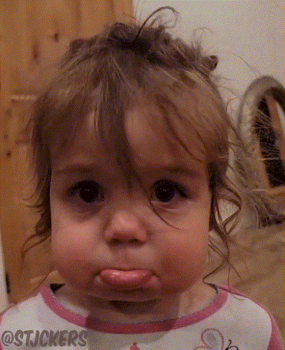 Little Girl Making Funny Face