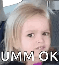 Little Girl Making Funny Face GIF