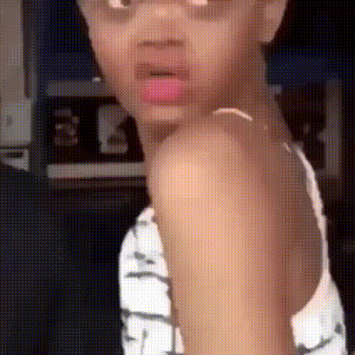 Little Girl Making Funny Face