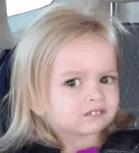 Little Girl Making Funny Face