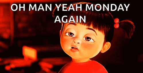 Little Girl Oh Man Yeah Monday Again GIF