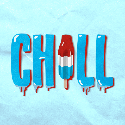 Little Girl Popsicle Chill Animation GIF