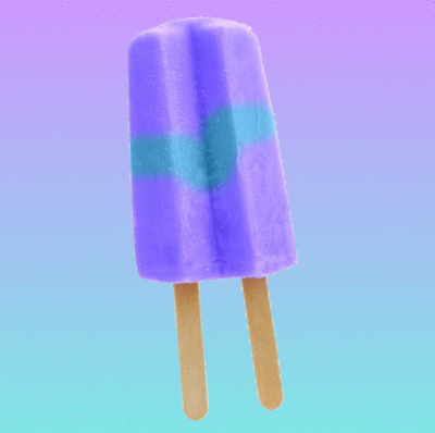 Little Girl Purple Twin Popsicle GIF