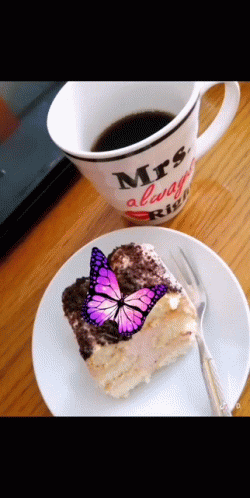 Little Girl Riding Unicorn Says Good Morning Big Daddy GIF