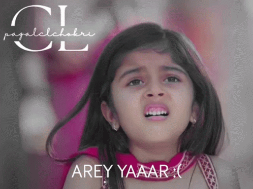 Little Girl Saying Arey Yaaar GIF