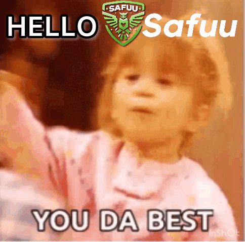 Little Girl Saying Hello Safuu